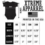 Xtreme Apparrel Austin Soccer Skyline Kid's Fan Onesie (Black Onesie, 6M)