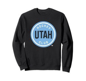 Utah Hockey Club Icon Black Officially Licensed Sweatshirt