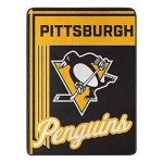 NORTHWEST NHL Pittsburgh Penguins 46" x 60" Microfiber Throw Blanket