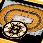 YouTheFan NHL Boston Bruins 3D StadiumViews Coasters , 4" x 4"