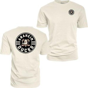 Blue 84 Standard NHL Officially Licensed T-Shirt Ringspun Front/Back Ivory Puck