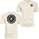 Blue 84 Standard NHL Officially Licensed T-Shirt Ringspun Front/Back Ivory Puck