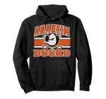 Anaheim Ducks Stripe Black Officially Licensed Pullover Hoodie