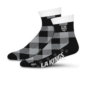 For Bare Feet NHL LOS ANGELES KINGS Cozy Buff Plush Cabin Sock Team Color OSFM