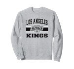 Los Angeles Kings Stripe Gray Officially Licensed Sweatshirt