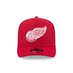 New Era NHL 9FIFTY A-Frame Adjustable Snapback Hat Cap One Size (US, Alpha, One Size, Detroit Red Wings - Red)