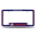Rico Industries NHL Montreal Canadiens Classic 12" x 6" Chrome All Over Automotive License Plate Frame for Car/Truck/SUV