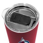 Rico Industries NHL Hockey Colorado Avalanche 18oz Soft Touch, Easy Grip Tumbler