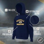 Wright & Ditson Adult NHL Gameday Hooded Sweatshirt - Officially Licensed - Fleece Hockey Pullover - Unisex Hoodie (Nashville Predators - Navy, Medium)