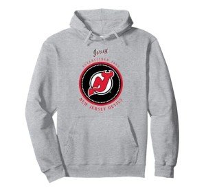 New Jersey Devils Est 1982 Gray Officially Licensed Pullover Hoodie