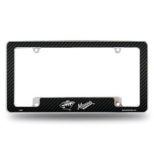 Rico Industries NHL Minnesota Wild Black 12" x 6" Chrome All Over Automotive License Plate Frame for Car/Truck/SUV