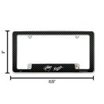 Rico Industries NHL Minnesota Wild Black 12" x 6" Chrome All Over Automotive License Plate Frame for Car/Truck/SUV