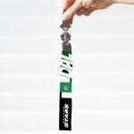 Rico Industries NHL Hockey Dallas Stars Standard Wrist Lanyard Key Chain, Cute Wristlet Strap Keychain Holder for Women Men Car Keys ID Badges Card Wallet Phone Camera