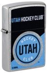 Zippo NHL Utah Hockey Club 2024 Street Chrome Pocket Lighter