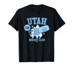 Utah Hockey Club Puck Burst Black Officially Licensed T-Shirt