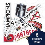 Desert Cactus Florida Panthers 2024 Stanley Cup Champions Team NHL Sticker Vinyl Decal Laptop Water Bottle Car Scrapbook (2024 Stanley Cup Champions - Type 2)