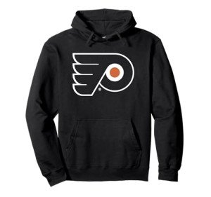 Philadelphia Flyers Icon Black Officially Licensed Pullover Hoodie