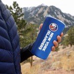 Rico Industries NHL Hockey New York Islanders 18oz Soft Touch, Easy Grip Tumbler