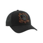 ZHATS Standard NHL Officially Licensed Adjustable Snapback Hat Dakota Element Black, One Size