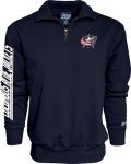 Blue 84 Standard NHL Officially Licensed Quarter Zip Sweatshirt Team Color
