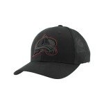 ZHATS Standard NHL Officially Licensed Adjustable Snapback Hat Dakota Element Black, One Size