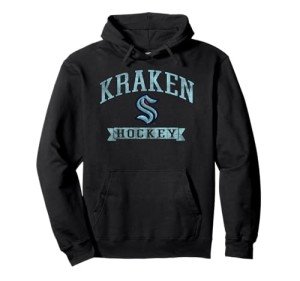 Seattle Kraken Vintage Hockey Officially Licensed Pullover Hoodie