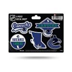 Rico Industries NHL Vancouver Canucks 5-Piece Die-Cut Decal Sheet