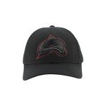 ZHATS Standard NHL Officially Licensed Adjustable Snapback Hat Dakota Element Black, One Size