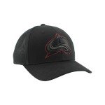 ZHATS Standard NHL Officially Licensed Adjustable Snapback Hat Dakota Element Black, One Size