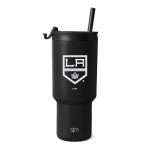 Simple Modern Officially Licensed NHL Los Angeles Kings 30 oz Tumbler with Flip Lid and Straws | Hockey Insulated Cup Stainless Steel | Gifts for Men Women | Trek Collection | Los Angeles Kings
