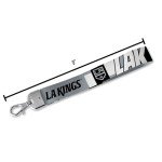 Rico Industries NHL Hockey Los Angeles Kings Standard Wrist Lanyard Key Chain, Cute Wristlet Strap Keychain Holder for Women Men Car Keys ID Badges Card Wallet Phone Camera