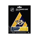 Rico Industries NHL Nashville Predators Peg Pyramid Game