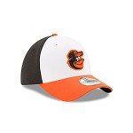 MLB Baltimore Orioles Team Classic Home 39Thirty Stretch Fit Cap, Black/White, Large/X-Large