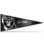 Rico Industries NFL Football Las Vegas Raiders Las Vegas 12" x 30" Felt Wall Décor Pennant - Great for Home/Bed Room/Man Cave Décor