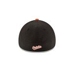 MLB Baltimore Orioles Team Classic Home 39Thirty Stretch Fit Cap, Black/White, Large/X-Large