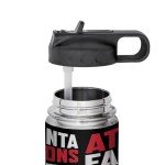 Rico Industries NFL Football Atlanta Falcons 22oz Stainless Steel Tumbler with Lid - Great For Coffee, Tea, Water or Cocktails