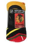 Northwest NHL Chicago Blackhawks Unisex-Adult Micro Raschel Throw Blanket, 46" x 60", Break Away