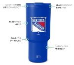 Simple Modern Officially Licensed NHL New York Rangers 30 oz Tumbler with Flip Lid and Straws | Hockey Insulated Cup Stainless Steel | Gifts for Men Women | Trek Collection | New York Rangers