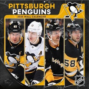 TURNER SPORTS Pittsburgh Penguins 2025 12x12 Team Wall Calendar (25998011953)