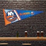 Rico Industries NHL Hockey New York Islanders Primary 12" x 30" Felt Wall Décor Pennant - Great for Home/Bed Room/Man Cave Décor