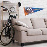Rico Industries NHL Hockey New York Islanders Primary 12" x 30" Felt Wall Décor Pennant - Great for Home/Bed Room/Man Cave Décor