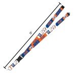 Rico Industries NHL Hockey New York Islanders Standard Wrist Lanyard Key Chain, Cute Wristlet Strap Keychain Holder for Women Men Car Keys ID Badges Card Wallet Phone Camera