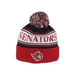 ZHATS Standard NHL Officially Licensed Beanie Pom Finish Line, Team Color, One Size