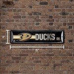 Rico Industries NHL Hockey Anaheim Ducks Metal Street Sign 4" x 15" Home Décor - Bedroom - Office - Man Cave
