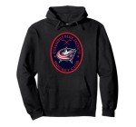 Columbus Blue Jackets Iconic Black Officially Licensed Pullover Hoodie