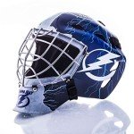 Franklin Sports Tampa Bay Lightning NHL Hockey Goalie Face Mask - Goalie Mask for Kids Street Hockey - Youth NHL Team Masks for Kids