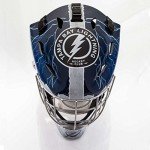 Franklin Sports Tampa Bay Lightning NHL Hockey Goalie Face Mask - Goalie Mask for Kids Street Hockey - Youth NHL Team Masks for Kids