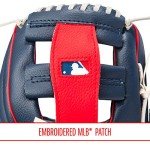 Franklin Sports MLB Youth Teeball Glove and Ball Set - Kids Boston Red Sox Baseball and Teeball Glove and Ball - Perfect First Kids Glove - 9.5", One Size, Team Specific