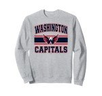 Washington Capitals Stripe Gray Officially Licensed Sweatshirt