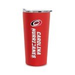 Rico Industries NHL Hockey Carolina Hurricanes 18oz Soft Touch, Easy Grip Tumbler